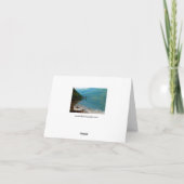 Loch Long, Arrochar, Schottland Grußkarte Karte (Rückseite)