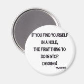 Loch Magnet (Vorderseite/Rückseite)