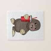 Loch mit Drink-Tasse Puzzle (Horizontal)