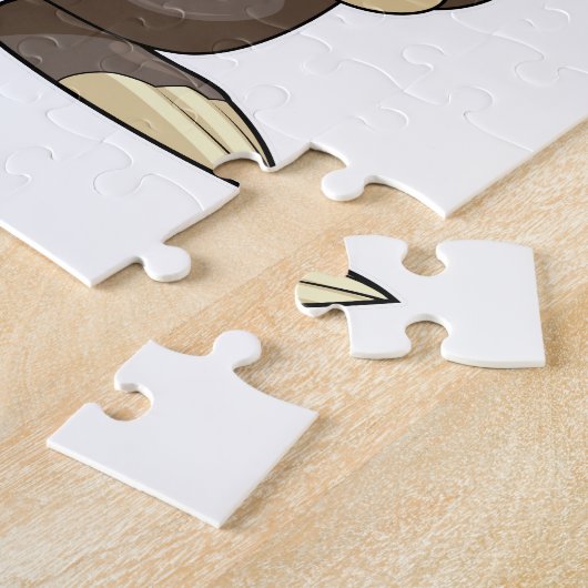 Loch mit Drink-Tasse Puzzle (Seite)