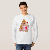 Loch mit Herzumschlag T-Shirt (Vorne ganz)
