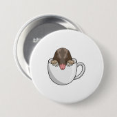 Loch mit Kaffee-Tasse Button (Vorne & Hinten)