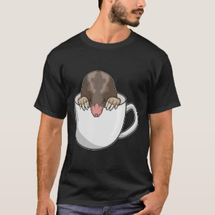 Loch mit Kaffee-Tasse T-Shirt