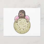 Loch mit Mond Postkarte (Vorderseite)