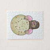 Loch mit Mond Puzzle (Horizontal)