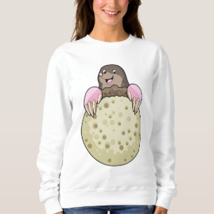 Loch mit Mond Sweatshirt