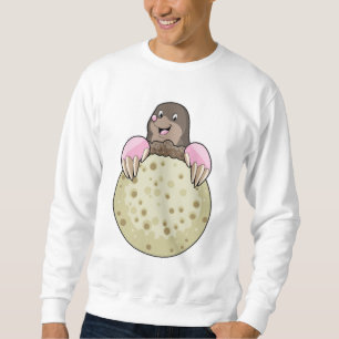 Loch mit Mond Sweatshirt