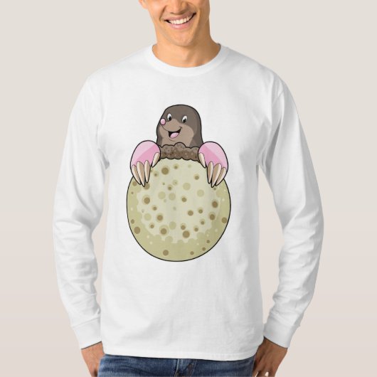 Loch mit Mond T-Shirt (Vorderseite)