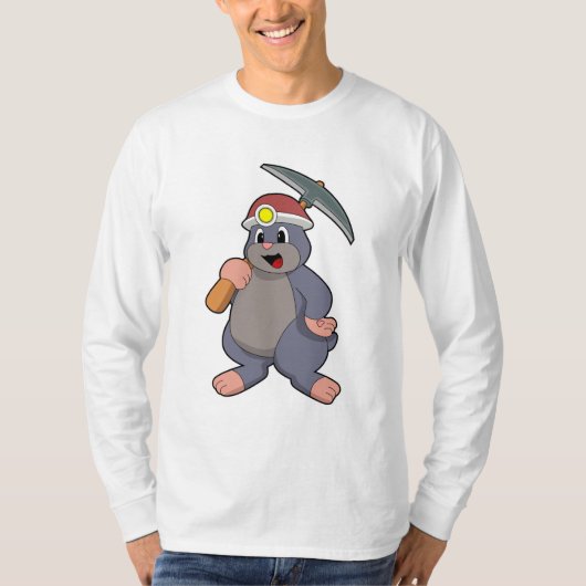 Loch mit Pickaxe T-Shirt (Vorderseite)