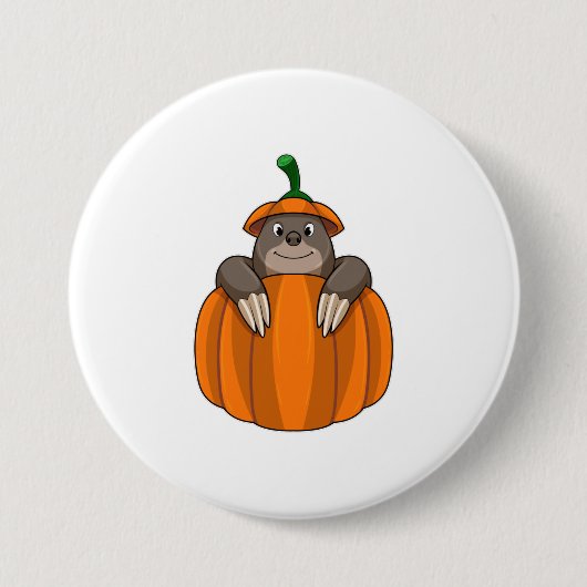 Loch mit Pumpkin Button (Vorderseite)