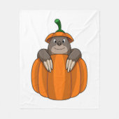 Loch mit Pumpkin Fleecedecke (Vorderseite)