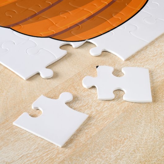 Loch mit Pumpkin Puzzle (Seite)