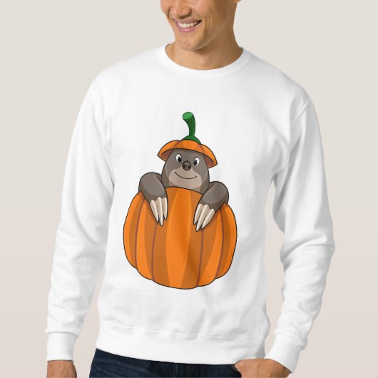 Loch mit Pumpkin Sweatshirt (Vorderseite)