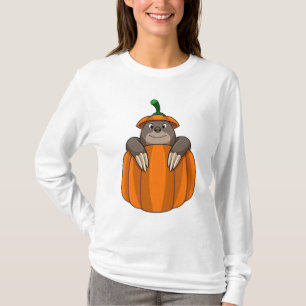 Loch mit Pumpkin T-Shirt