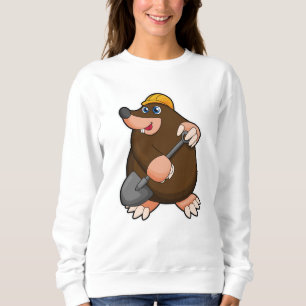 Loch mit Shovel & Hard Hat Sweatshirt