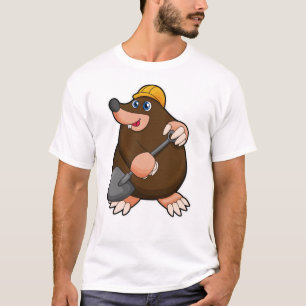 Loch mit Shovel & Hard Hat T-Shirt
