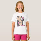 Loch mit Tasse Kaffee & Saucer T-Shirt (Vorne ganz)