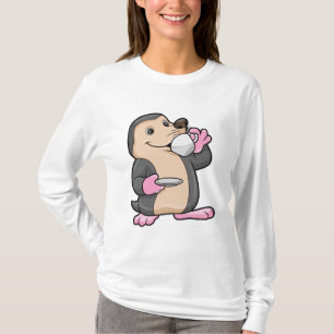 Loch mit Tasse Kaffee & Saucer T-Shirt