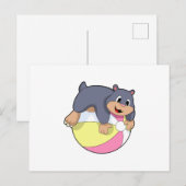 Loch mit Wasserpolo.PNG Postkarte (Vorne/Hinten)