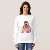Loch mit Watermelon.PNG Sweatshirt (Vorne ganz)