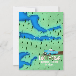 Loch Morar Lochaber Highland Scotland Karte