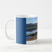 Loch Morlich, Glenmore, Schottische Highlands Kaffeetasse (Links)