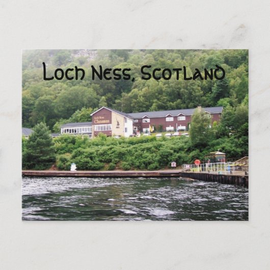 Loch Ness Grüße Postkarte (Vorderseite)