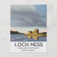 Loch Ness, Highlands, Schottland Reiseplakat