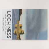 Loch Ness, Highlands, Schottland Reiseplakat Puzzle (Horizontal)