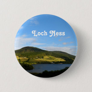 Loch Ness in Schottland Button