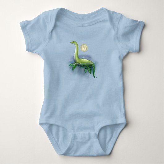 Loch Ness Monster Baby Strampler (Vorderseite)