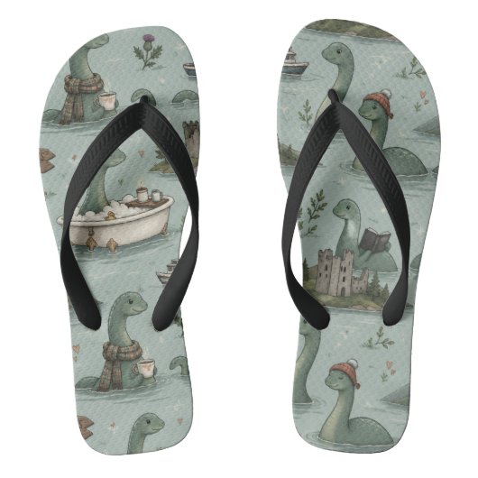 Loch-Ness-Monster Badesandalen (Fußbett)