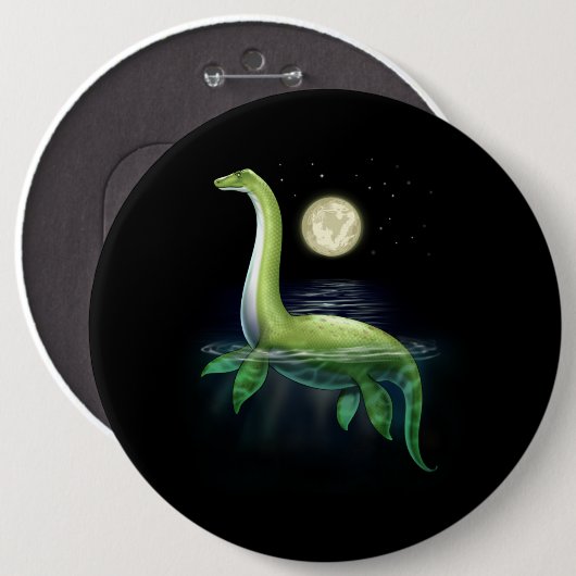 Loch Ness Monster Button (Vorne & Hinten)