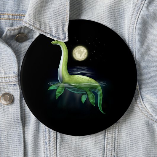 Loch Ness Monster Button (Beispiel)