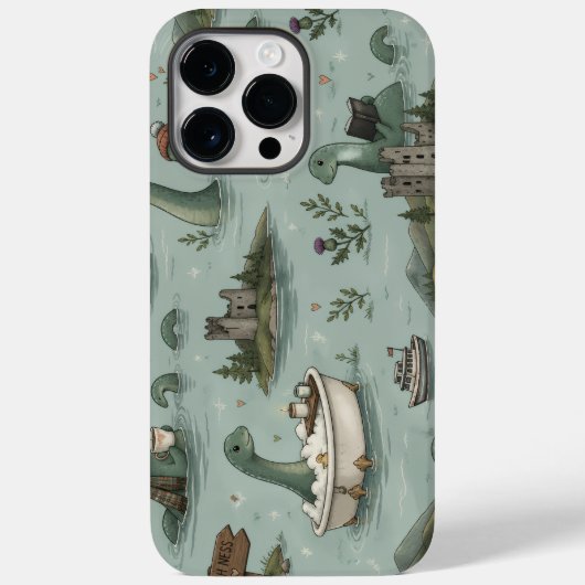 Loch-Ness-Monster Case-Mate iPhone Hülle (Rückseite)