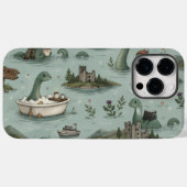 Loch-Ness-Monster Case-Mate iPhone Hülle (Rückseite (Horizontal))