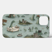 Loch-Ness-Monster Case-Mate iPhone Hülle (Rückseite (Horizontal))