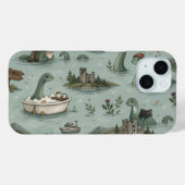 Loch-Ness-Monster Case-Mate iPhone Hülle (Rückseite (Horizontal))