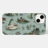 Loch-Ness-Monster Case-Mate iPhone Hülle (Rückseite (Horizontal))