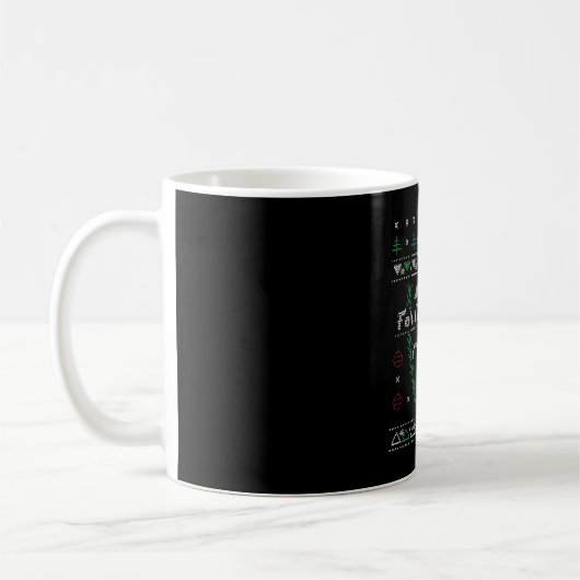 Loch Ness Monster Christmas Ugly Shirt Kaffeetasse (Links)