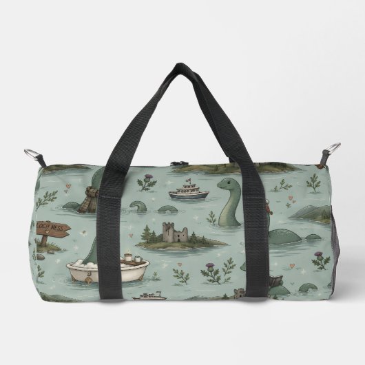 Loch-Ness-Monster Duffle Bag (Vorderseite)