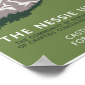 Loch Ness Monster entlockt Poster (Ecke)