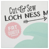 Loch Ness Monster Fabric - Fun DIY Plush Stoff (Muster)