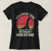 Loch Ness Monster Funny T-Shirt (Design vorne)