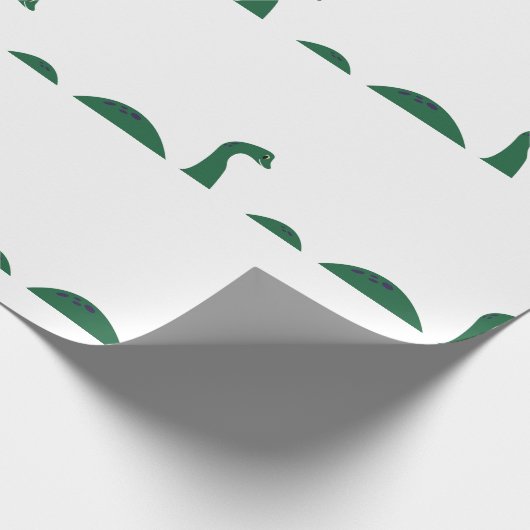 Loch Ness Monster Geschenkpapier (Ecke)