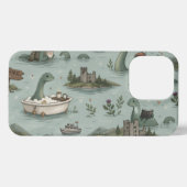 Loch-Ness-Monster iPhone Hülle (Rückseite (Horizontal))