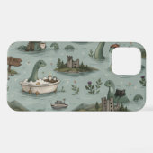Loch-Ness-Monster iPhone Hülle (Rückseite (Horizontal))