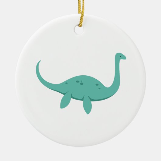 Loch Ness Monster Keramik Ornament (Vorne)