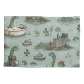 Loch-Ness-Monster Kissenbezug (Rückseite)