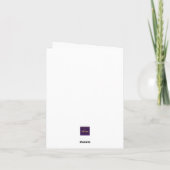 Loch Ness Monster macht Waves Motivierend Karte (Rückseite)